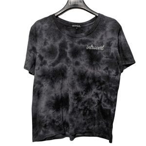 Fifth Sun Black Tie-Dye 'Introvert' Short Sleeve Tee
